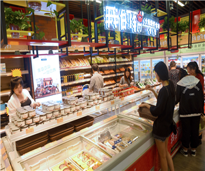 北京火鍋食材冷藏柜，北京燒烤材料超市冷柜，冷凍保鮮柜案例