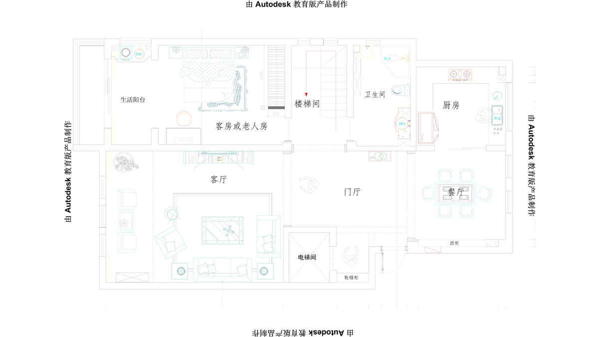 泰和上筑復(fù)試上疊360 平面布局圖