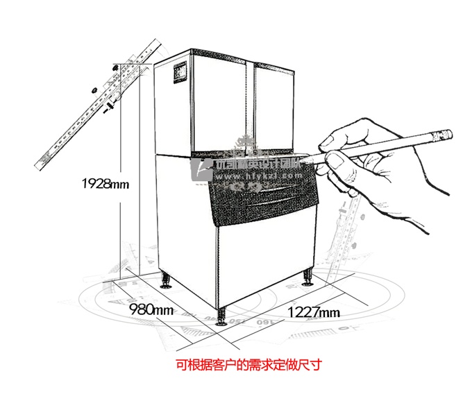 17新款YK1500P方冰機(jī)制冰機(jī)