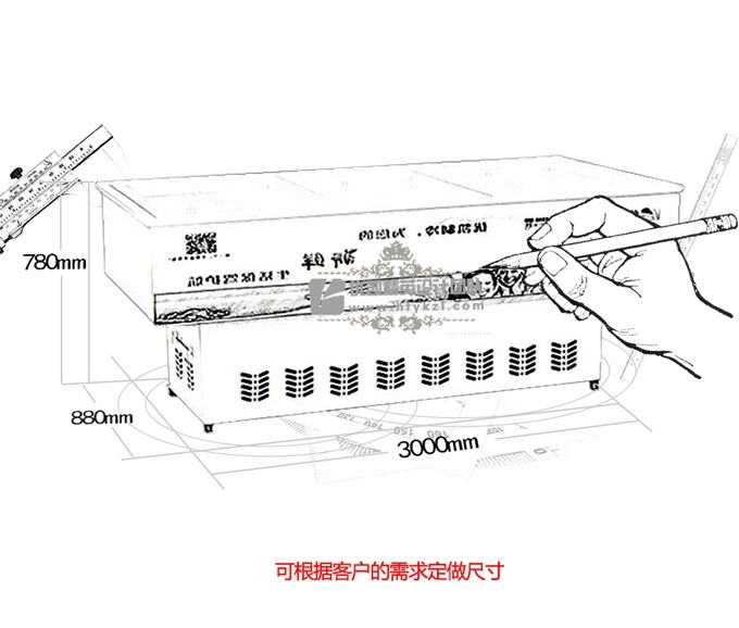 HA-A型海鮮島柜（暢銷產(chǎn)品）