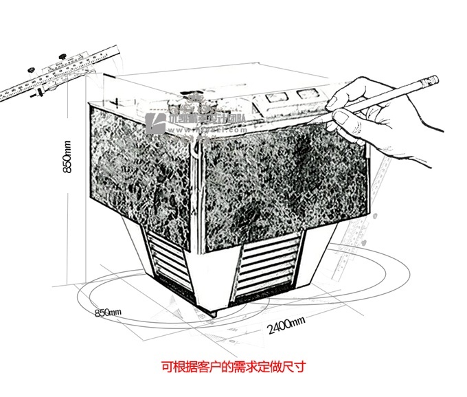 優(yōu)凱-VIP-KFA敞開三明治柜