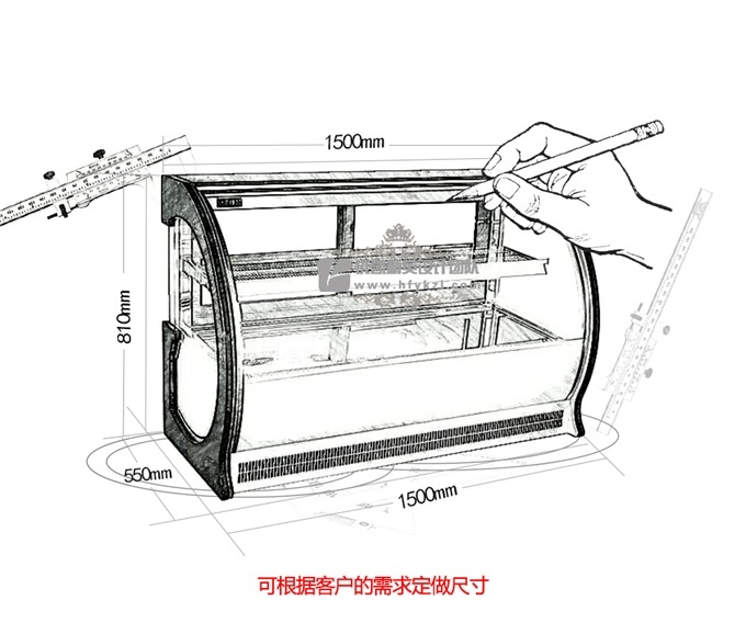 優(yōu)凱-VIP-TG1臺式蛋糕冷藏柜