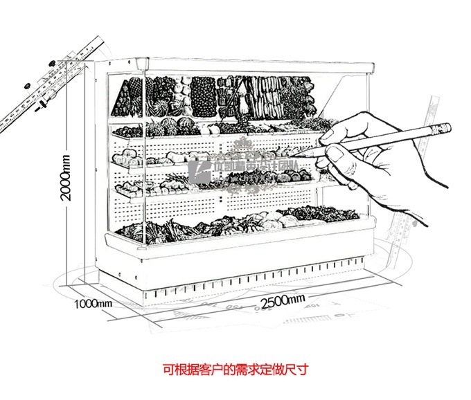 LF-V型風(fēng)幕柜